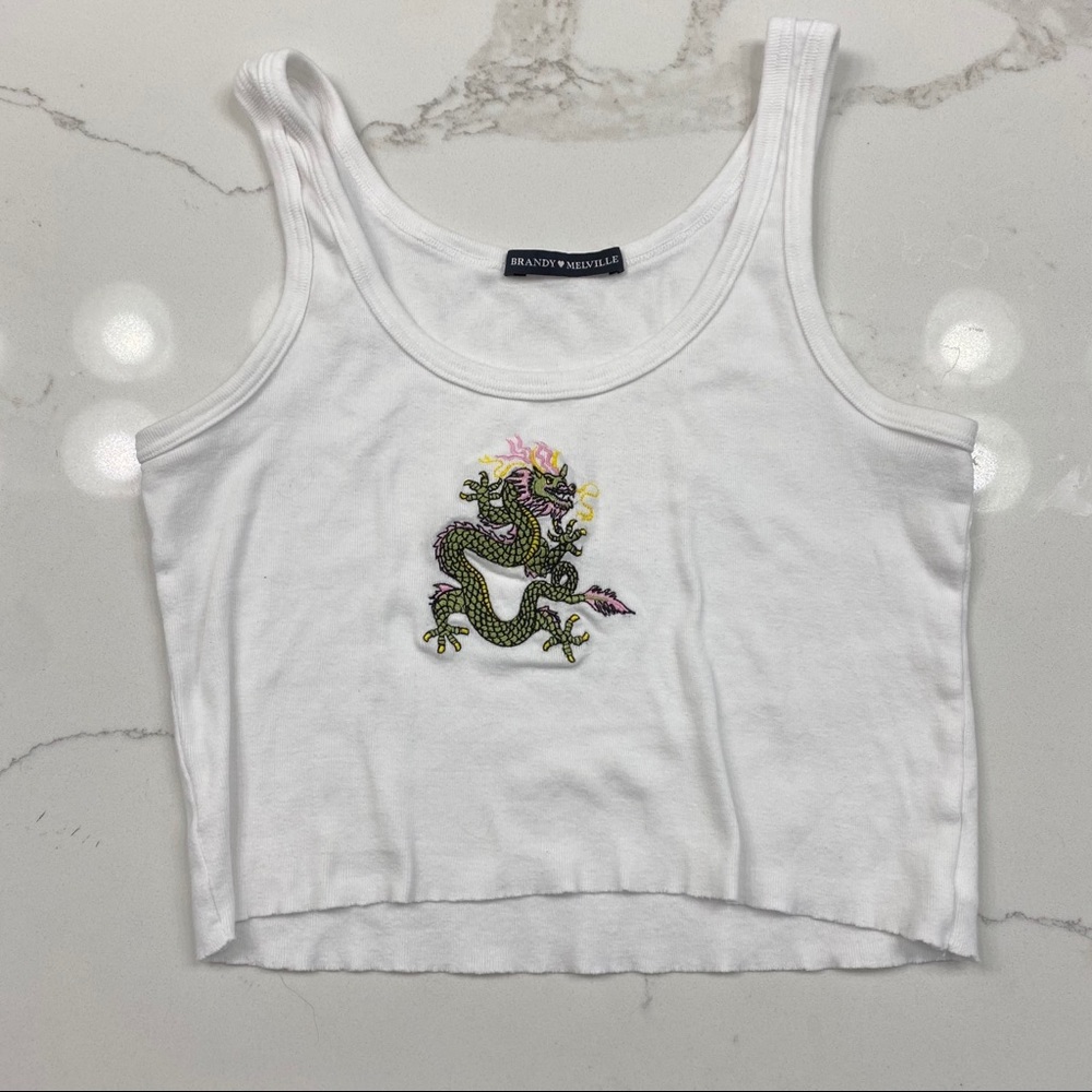 NWOT Brandy melvile sheena green dragon tank